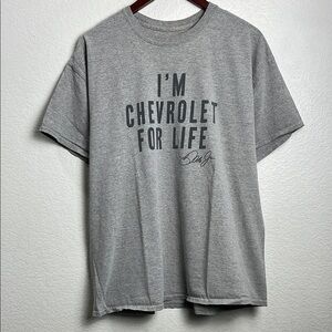 Chevrolet Gray Men's T-Shirt Dale Jr